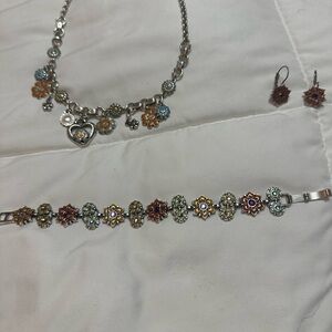 Brighton Multicolor Floral Necklace Set.
The price is firm.